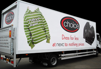 Large vehicle graphics